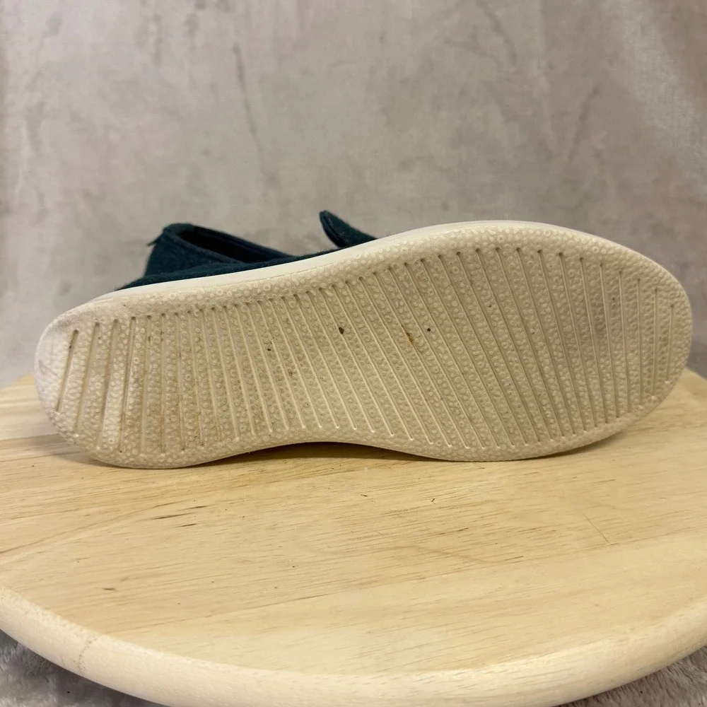 Allbirds Wool Loungers Teal Blue Merino Wool Slip On Shoes Womens 9 WL NV1